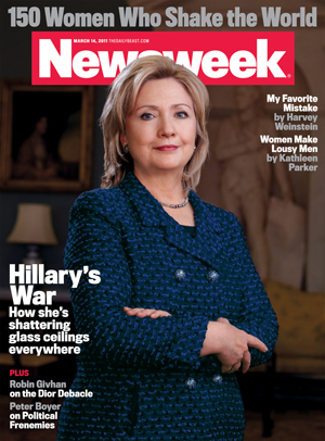 newsweek cover mitt. The cover girl is our girl,