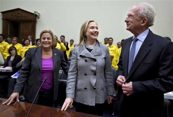 Hillary Rodham Clinton, IleanaRos-Lehtinen, Howard Berman