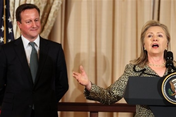 David Cameron, Hillary Rodham Clinton