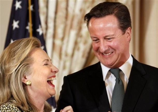 David Cameron, Hillary Rodham Clinton