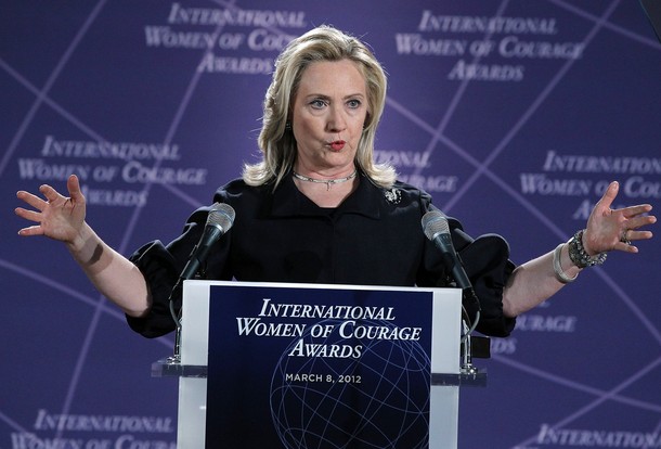 Hillary Clinton And Michelle Obama Host Int'l Women of Courage Awards Ceremony