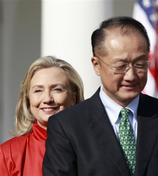 Hillary Rodham Clinton, Jim Yong Kim