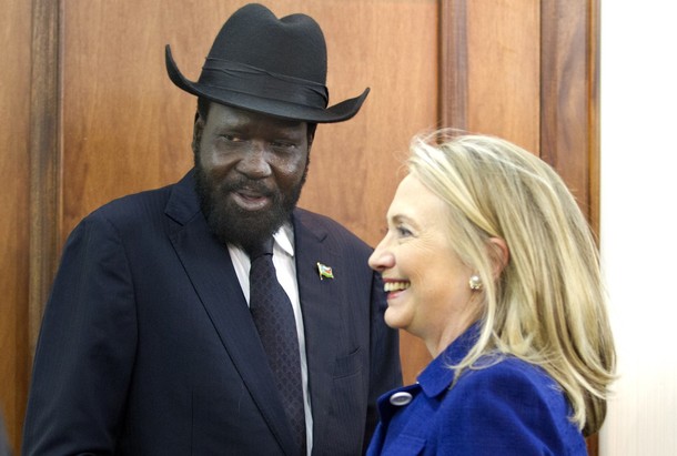 Hillary Rodham Clinton, Salva Kiir