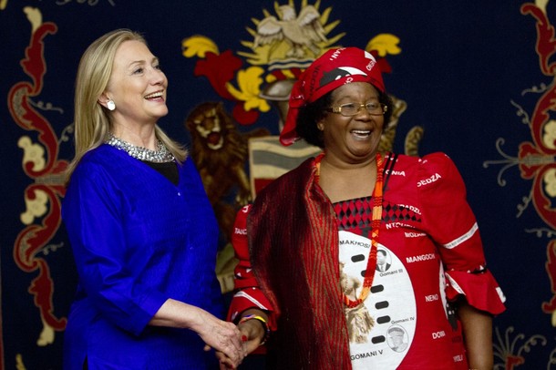 Hillary Rodham Clinton, Joyce Banda