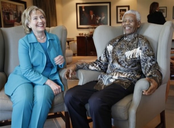 Hillary Rodham Clinton, Nelson Mandela