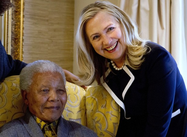 Hillary Rodham Clinton, Nelson Mandela