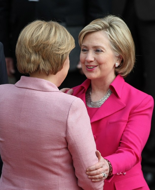 Merkel Meets With Barack Obama
