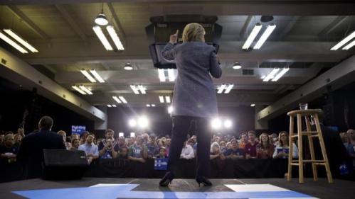 Democratic presidential candidate Hillary Clinton speaks during a campaign event at the Grady Cole Center in Charlotte, N.C., Monday, March 14, 2016. (AP Photo/Carolyn Kaster)